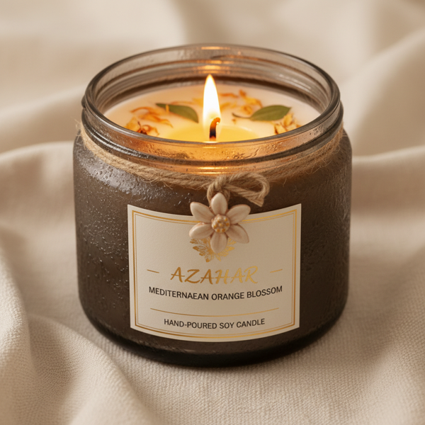 Bougie Soja Fleur d'Oranger